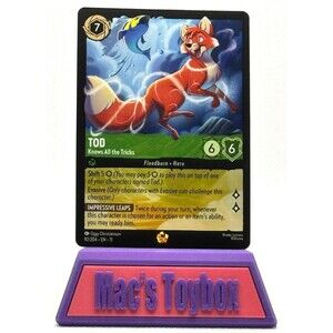 Lorcana Winterspell FOIL Tod Knows All The Tricks Legendary 92/204 TCG NM